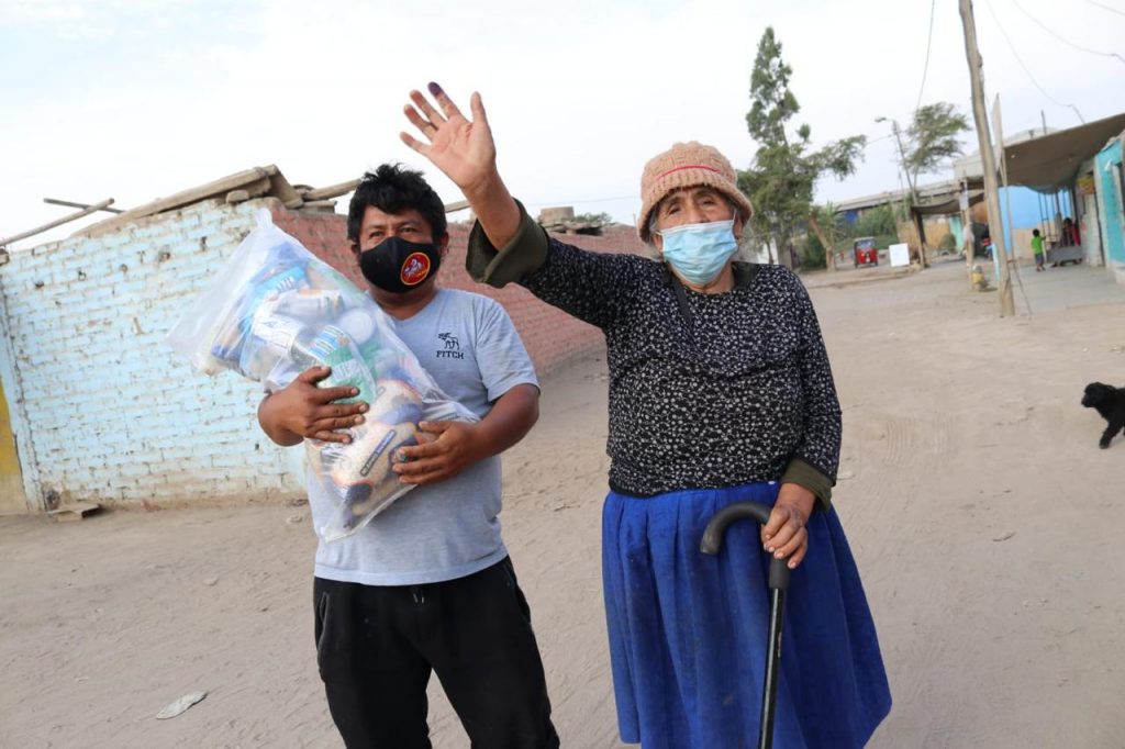 Municipio inicia entrega de 6000 canastas de víveres a personas