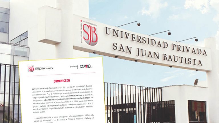 Universidad Privada San Juan Bautista dispara sus tasas de matrícula en las sedes de Ica - Perú