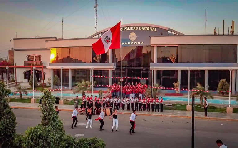 Municipalidad de Parcona ordena el embanderamiento total por fiestas patrias - Ica