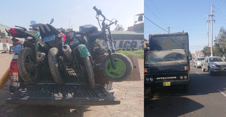 Municipalidad de Parcona se carga vehículos al depósito por invadir zona rígida - Ica