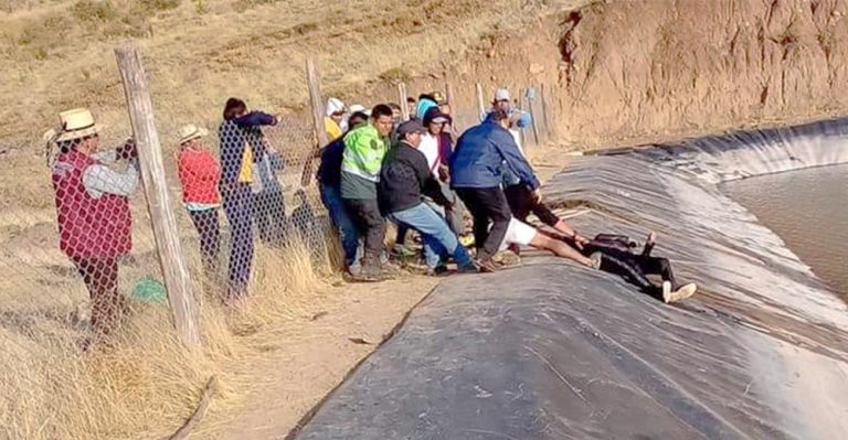 Ica: Obrero pierde la vida en reservorio - Ica