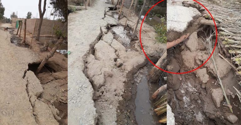 Ica: Indignación por obra recién entregada al municipio de Pueblo Nuevo - Ica
