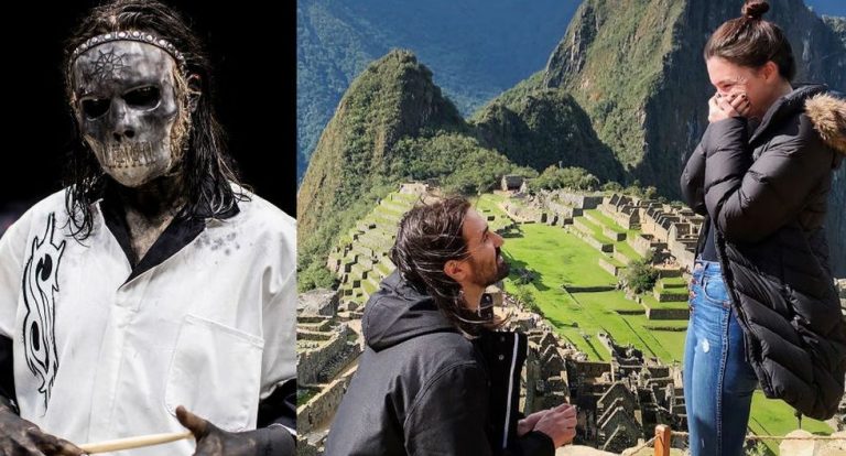 Baterista de Slipknot pide matrimonio a su novia en Machu Picchu - Entretenimiento