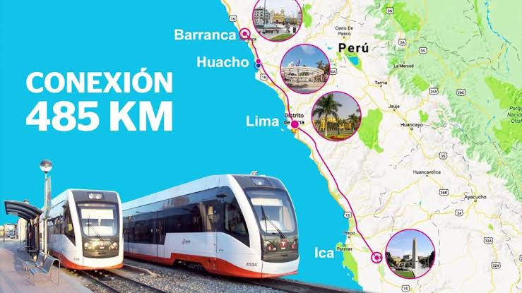 Firman contrato para los estudios de perfil del proyecto de Tren de Cercanías Ica – Lima - Perú