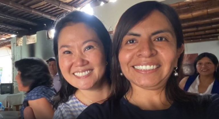 Giulliana Loza celebró su cumpleaños con Keiko Fujimori en Chincha - Perú