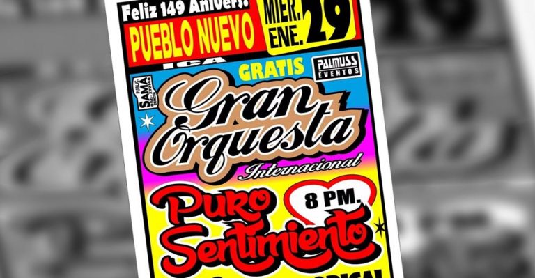 Ica: Municipio de Pueblo Nuevo también suspende fiesta de aniversario por lluvias - Ica