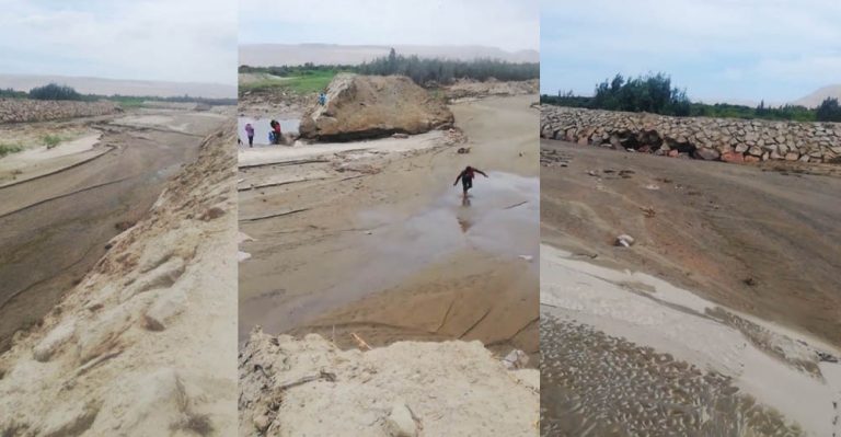 Obra de más de 2 millones de soles del Minagri PSI se desploma en el Río Ica - Perú