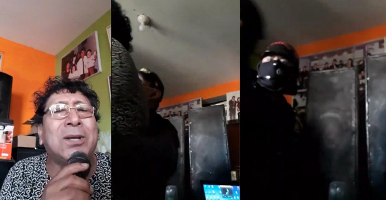 Ica: Cantante ensayaba en su casa y en pleno video policías lo sacan a golpes - Ica