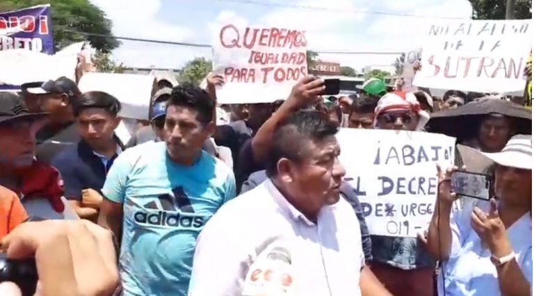 Transportistas bloquearon parte de la Panamericana Sur en Ica - Ica