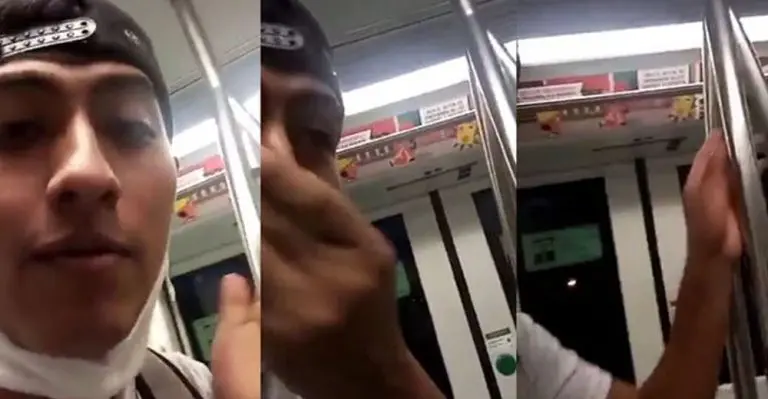 Policía captura a sujeto que se grabó dejando sus secreciones nasales en el Metro de Lima - Perú