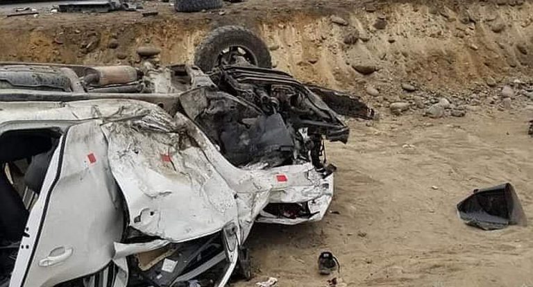 Mueren cuatro agentes del penal de Ica en choque en la Panamericana Sur - Perú