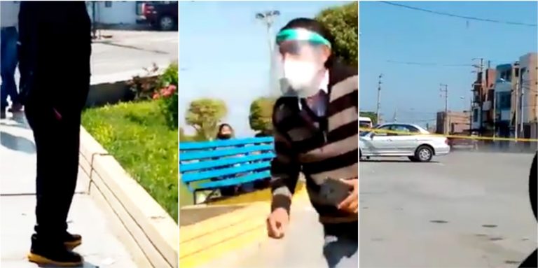 Momentos de pánico por disparos durante asalto al Banco de la Nación en Pisco (video) - Perú