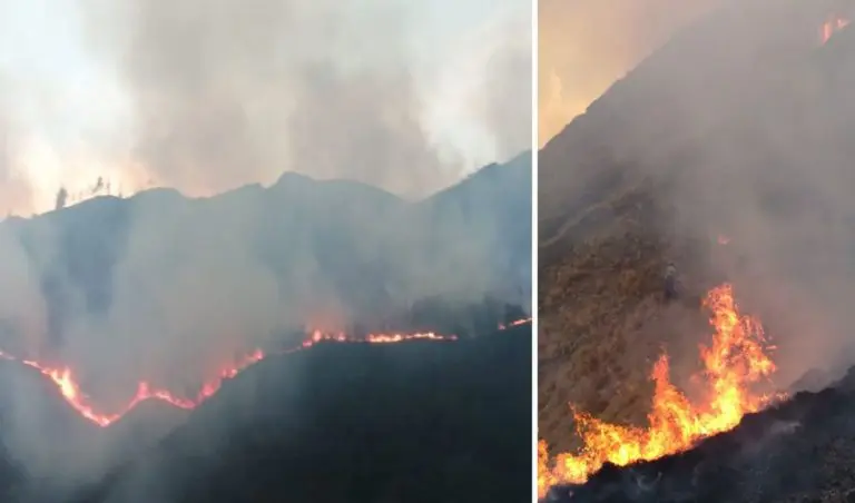 Cusco: siete incendios forestales amenazan el Valle Sagrado de los Incas - Perú