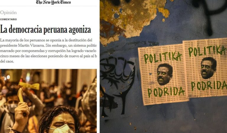 Columna de The New York Times: La democracia peruana muere de insignificancia - Internacional
