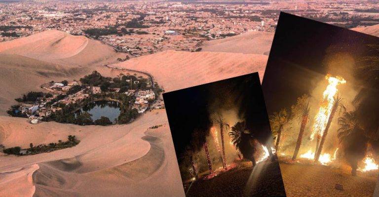 Informales jaladores y dueños de tubulares habrían provocado el incendio en Huacachina - Perú