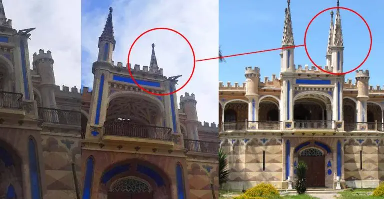 Urgente: Se cae una de las torres del Castillo Unanue de Cañete (Video y fotos) - Cultura