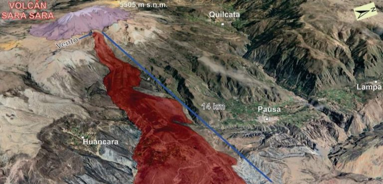 Ayacucho: flujo de lava más extenso del Perú fue de 14 km durante el proceso eruptivo del volcán Sara Sara - Cultura