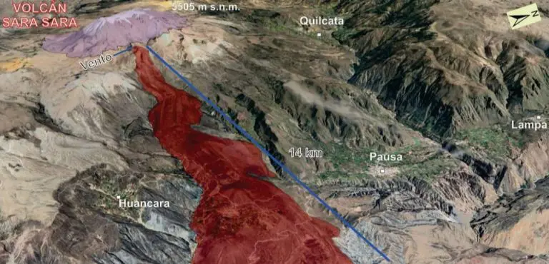 Ayacucho: flujo de lava más extenso del Perú fue de 14 km durante el proceso eruptivo del volcán Sara Sara - Cultura