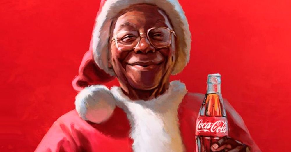 Coca-Cola presentó su primer Santa afroamericano