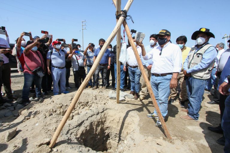 Ica: Inician construcción de la vía Cocharcas, Quilque, Pampahuasi, Espinal, Huambo, Tingo - Ica