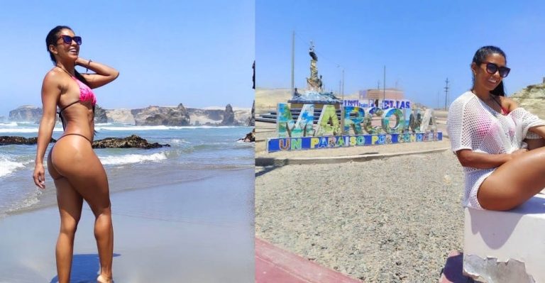 Rocío Miranda visita las playas de Marcona en Ica (Fotos) - Entretenimiento