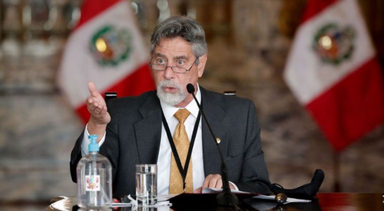 Aprobación de Francisco Sagasti sufre gran caída de 58% a 21% - Perú