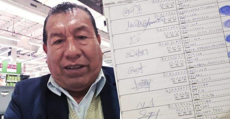 ¡EL COLMO! Revocador chinchano engañaba para recolectar firmas a cambio de ivermectina (Video) - Perú