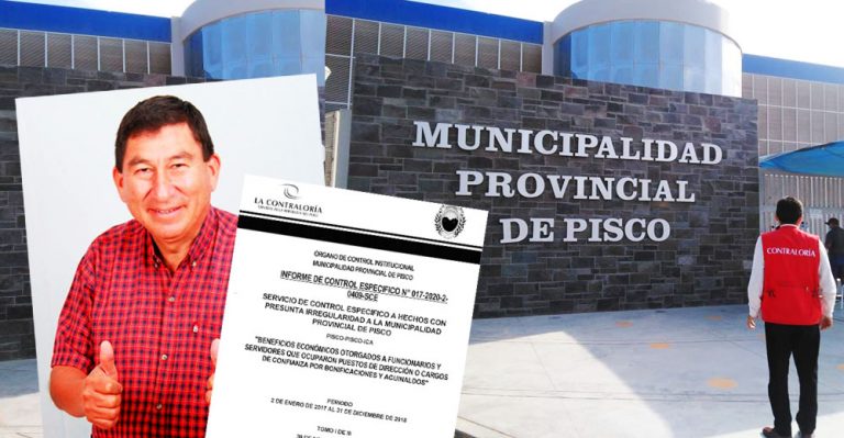 Exalcalde de Pisco Tomas Andía utilizó dinero del Municipio para pagar ilegalmente a su gente de confianza - Ica