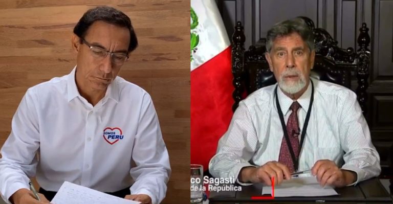 Como a estudiante Martín Vizcarra enseña a Francisco Sagasti cómo dar un mensaje (VIDEO) - Política