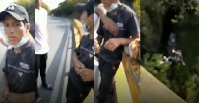 «Venezolanos lanzan a peruano desde un puente» video se viraliza en redes sociales - Perú