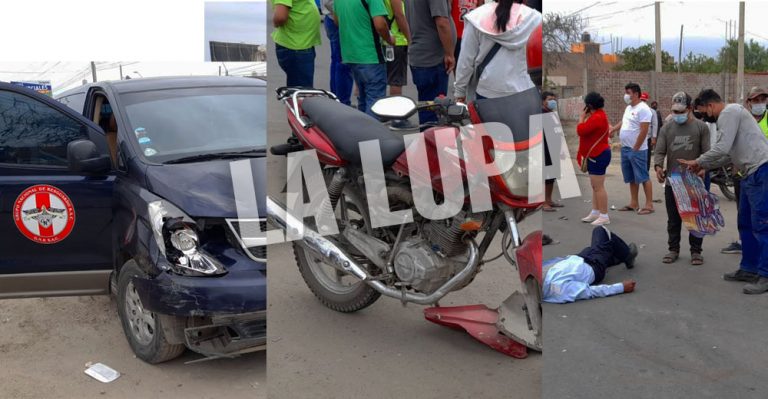 Ica: Conductor de vehículo de seguridad atropella a hombre en su moto lineal - Ica