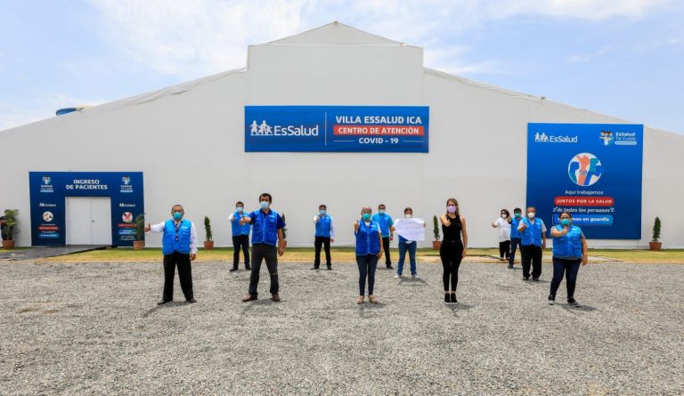 Conoce el Hospital Villa Ica, el nuevo centro para pacientes Covid-19 - Perú