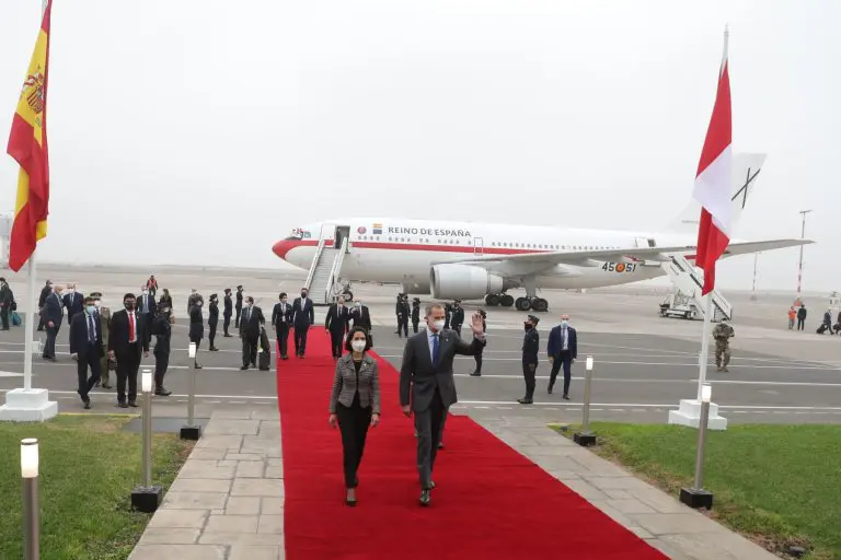 Así llegó al Perú el Rey de España Felipe VI para la juramentación de Pedro Castillo - Política