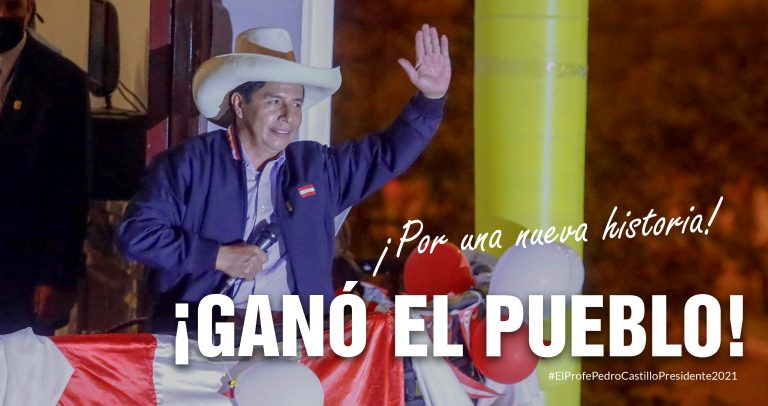 Pedro Castillo es proclamado como el nuevo presidente del Perú 2021 – 2026 - Perú