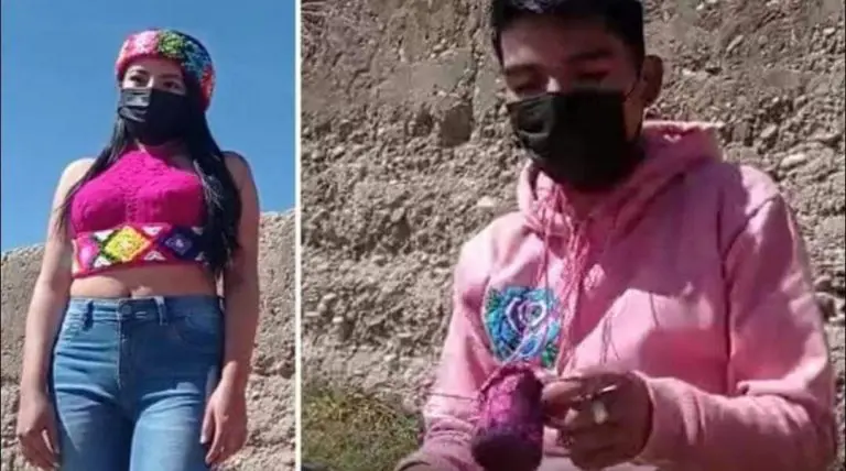 Joven teje desde los 3 años y ahora mantiene a su familia vendiendo sus diseños en Huancayo - Entretenimiento