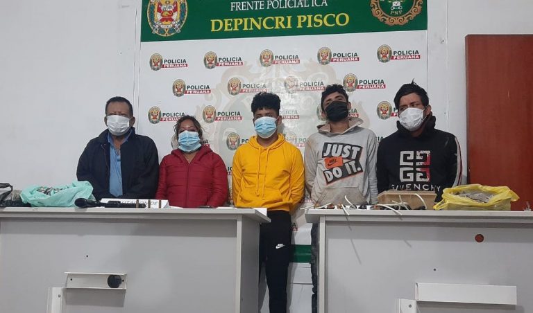 Capturan a cinco cómplices del peligroso sicario El Beche en Pisco - Ica