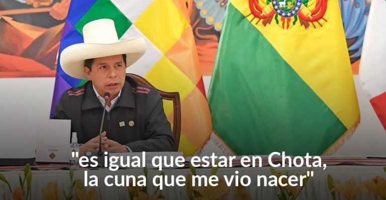 Pedro Castillo llega a Bolivia y dice que se siente como estar en Chota Cajamarca - Política