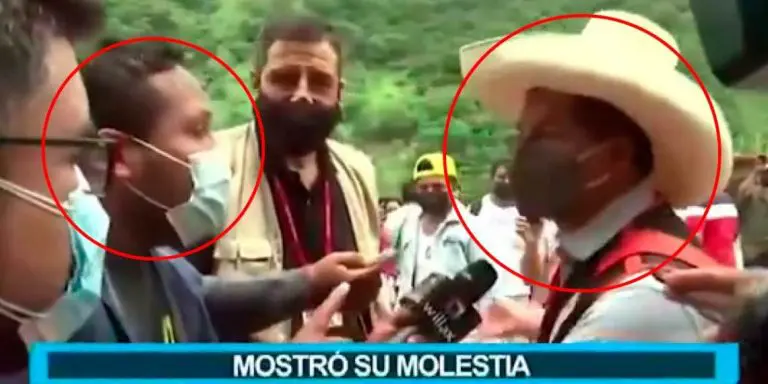 Castillo pierde los papeles con reportero por pregunta sobre vacancia: “¿Usted está loco, señor?” - Política