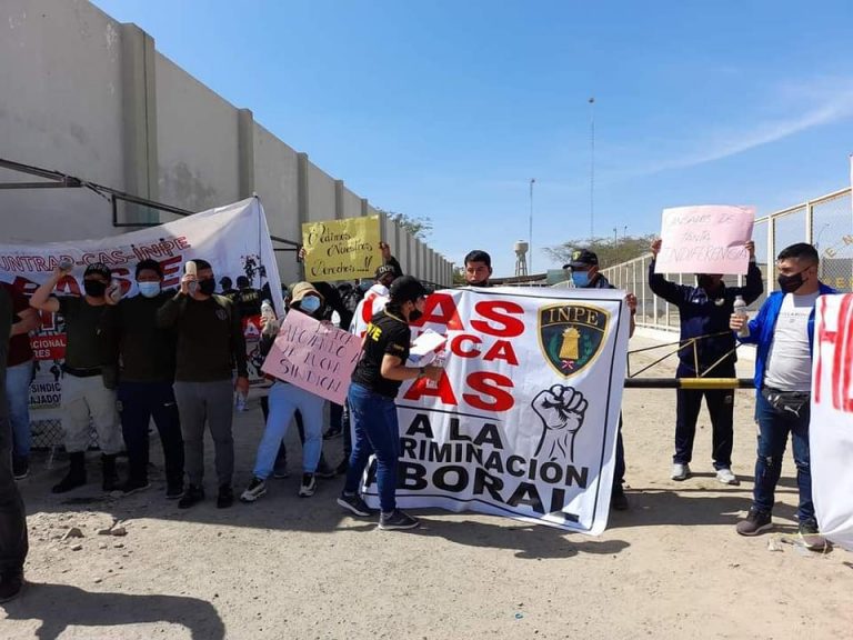 Ica: Trabajadores del INPE del penal de Cachiche acatan huelga indefinida - Ica