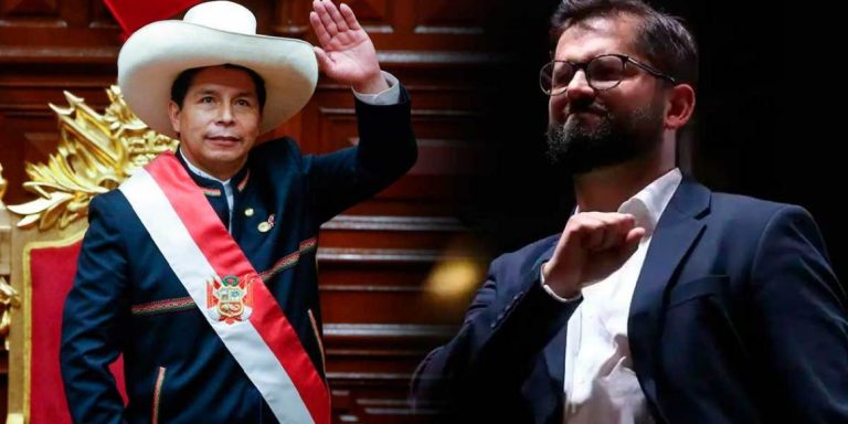Pedro Castillo saluda a Gabriel Boric, nuevo presidente de izquierda elegido en Chile - Internacional
