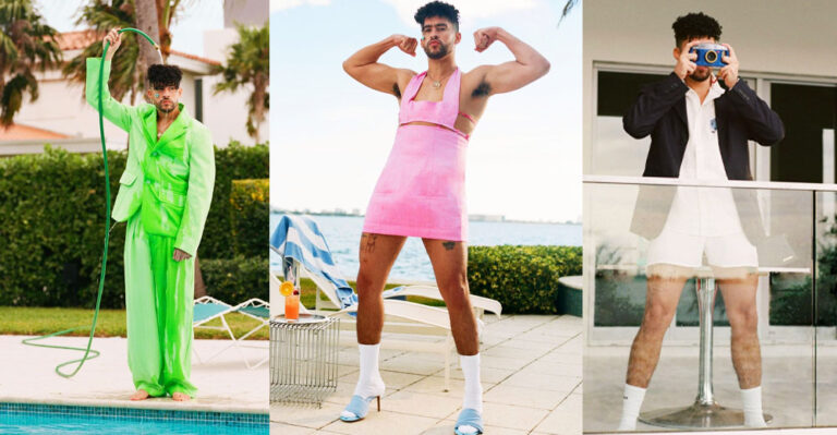 Bad Bunny se pone vestido y tacos para campaña de una marca de moda de lujo - Entretenimiento