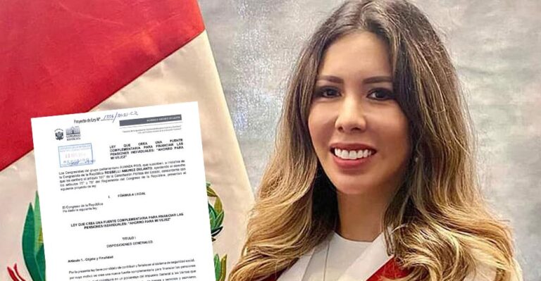 Congresista Rosselli Amuruz presenta PL para que personas con o sin empleo cobren su jubilación - Perú
