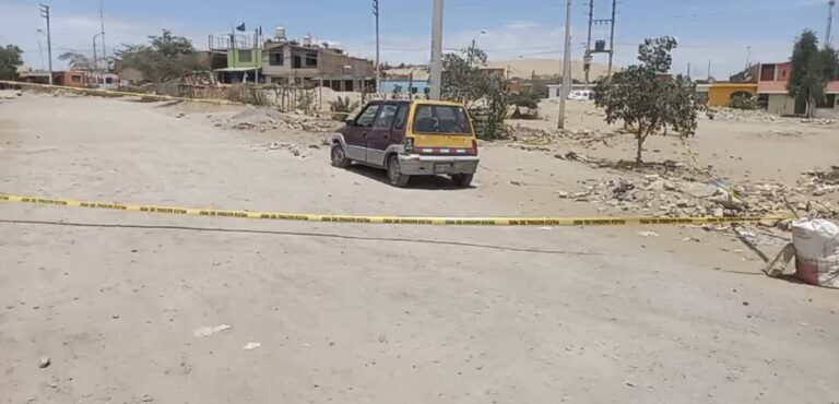 Ica: Encuentran a hombre sin vida al interior de un auto tico en Fonavi San Martín - Ica