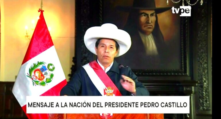 Pedro Castillo anuncia otra vez recomposición del Gabinete Ministerial - Política