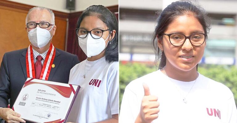 La iqueña de 16 años que ingresó a la UNI entre los tres primeros puestos - Perú
