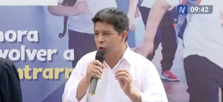 Pedro Castillo: “De los 200 años de vida republicana denle la oportunidad a un maestro por cinco años” - Política
