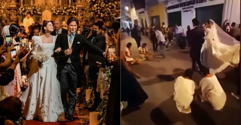 Hija de Barnechea se casa con nieto de conde de España y adornan su boda con mujeres indígenas - Entretenimiento