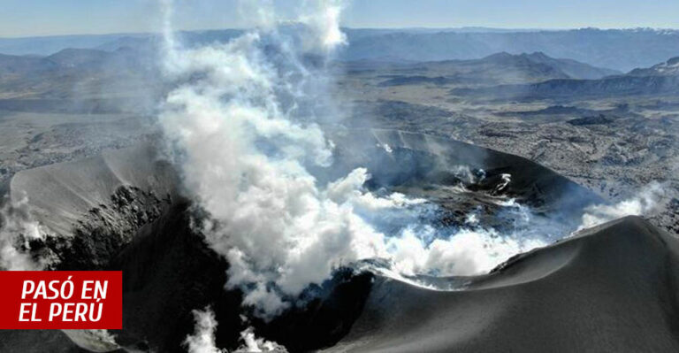 Detectan inmenso domo de lava en el cráter activo del volcán Sabancaya en Arequipa - Perú