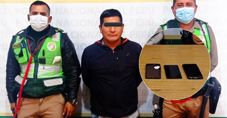 Detienen a alias «Celar» sujeto entregaba pedazo de vidrio para robar celulares en Chincha - Perú