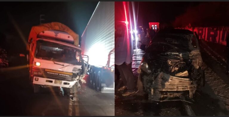 Ica: Hombre pierde la vida tras choque de su auto Kia con camión en la Panamericana - Ica